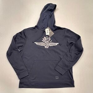 MSX by Michael Strahan Indianapolis Motor Speedway Men's Navy Hoodie Large NWT